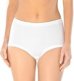 Schiesser Damen Taillenslip Maxi Feinripp 8er Pack, Größe:48;Farbe:weiss-100