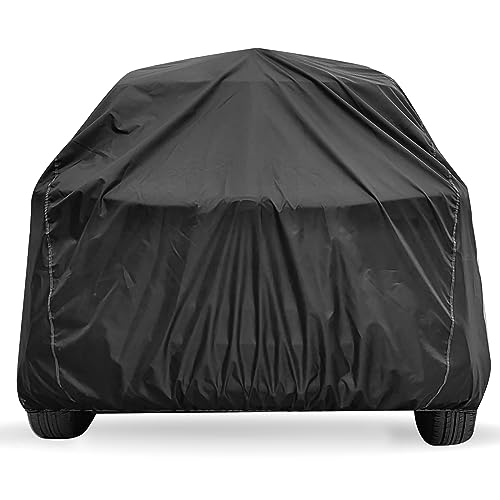 Image of Auto Hub Car Cover Compatible with Elevate with Mirror Pocket, Dustproof, Heat Resistant, Triple Stitched, Elevate Car Cover, 2X2 Grey