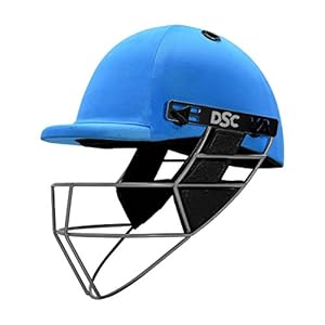 DSC Defender Cricket Helmet for Men & Boys (Adjustable Steel Grill | Back Support Strap | Light Weight |