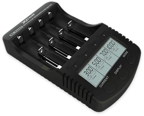 Cargador XCell BC-X4000 multi-química 100-240V con selección de corriente de carga