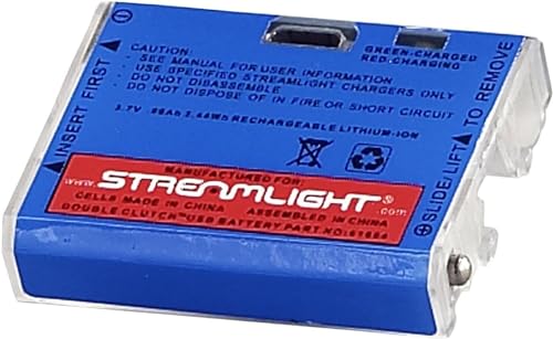 Image of Streamlight 61603 Double Clutch USB 125-Lumen 1700-Candela LED Headlamp with AC Charging System, Spot and Flood Beams, Black