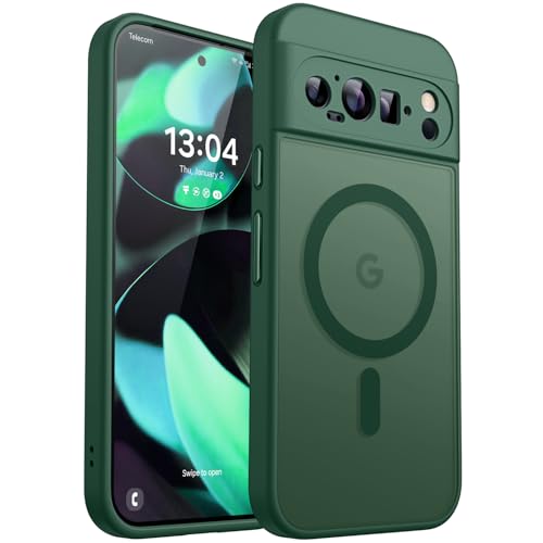 CANSHN Magnetic for Google Pixel 9 Pro XL Case(6.8 Inch), Upgraded [Full Camera Protection]...