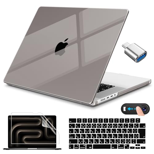 CISSOOK MacBook Pro 14 M4 2024 ケース グレー おしゃれ A3112 A3185 A3401 A2992 A2918 A2779 A2442 M4 M3 M2 M1 Pro/Max 対応 2021 2023 2024 新型 m