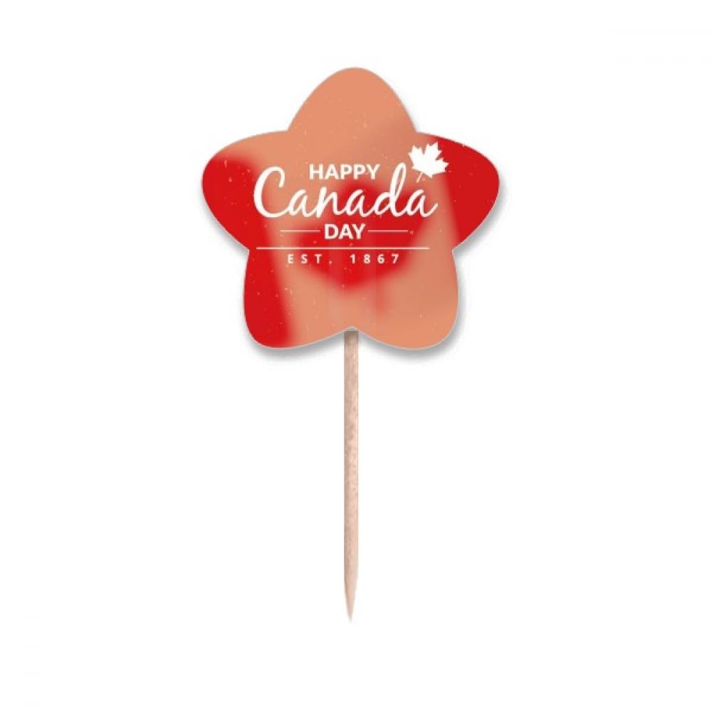 Cure-dents drapeaux pour décorer facilement vos desserts de fêtes estivales