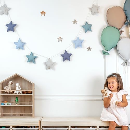 The Boho Design Pastell Stern Marineblau Girlande