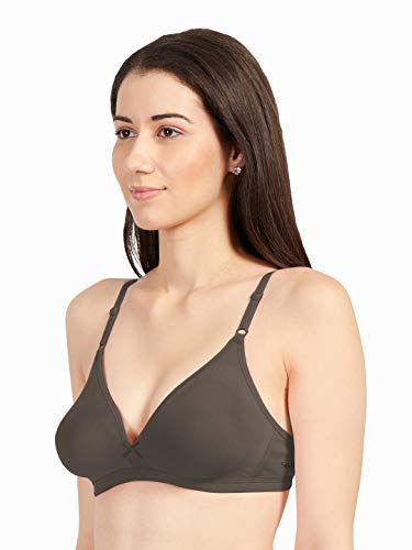 Image of SONARI Omania Womens Non-Padded Cotton Polyester Bras - Solid, Non-Wired, Medium Coverage, Hand Washable (Pack of 2)