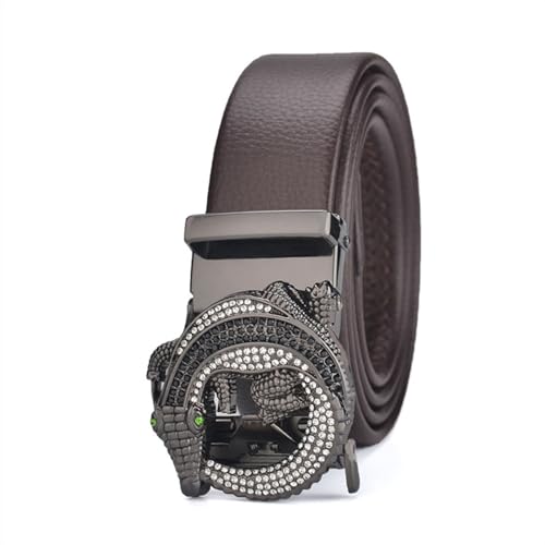Ceinture cowboy en alliage et diamant pour homme élégant