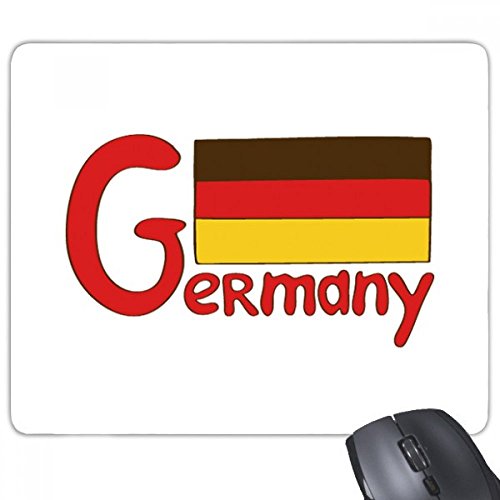 Tapis de souris cadeau Allemagne beatChong antidérapant motif rouge pour gamer