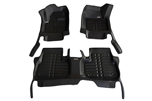 TuxMat Custom Car Floor Mats for Land Rover Discovery Sport 2014-2020 Models - Laser Measured, Largest Coverage, Waterproof, All Weather. The Best Land Rover Discovery Sport Accessory. (Black)