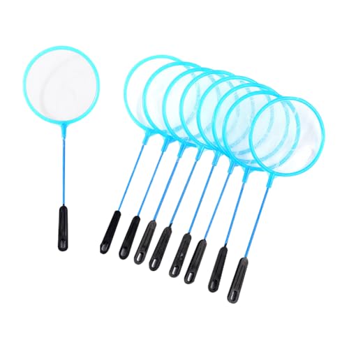 Image of 10 Pcs Plastic Shrimp Nets Small Fishing Nets Mini Fish Aquarium Net Fish Tank Fine Mesh Net Fish Catcher Nets for Kids
