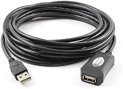 TECHTOO USB 2.0 Extension Cable 16 FT USB Active Repeater Cord Type A Male to A Female with Built-in Signal Booster Chips