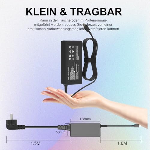 65W Chargeur Ordinateur USB C pour Lenovo HP Acer Dell ASUS Portable – vue 4