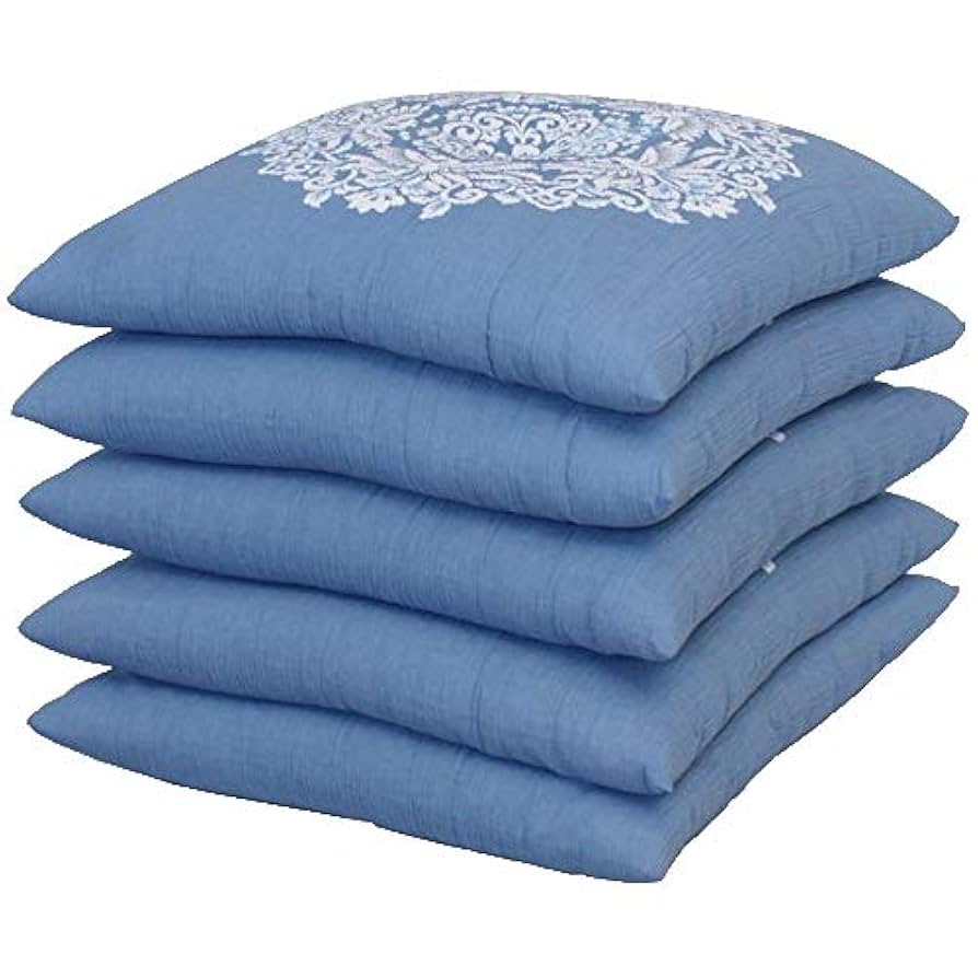 秩父ちぢみ　座布団カバー　5枚セット 楽天市場】【ランキング1位獲得】 秩父綿ちぢみ座布団カバー5枚