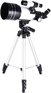 ZOUTACHENG Telescopio astronómico con buscador de Estrellas para Exteriores de Alta definición para niños y Adultos Apto para Principiantes (Color: Azul Talla única) (Blanco Talla única)
