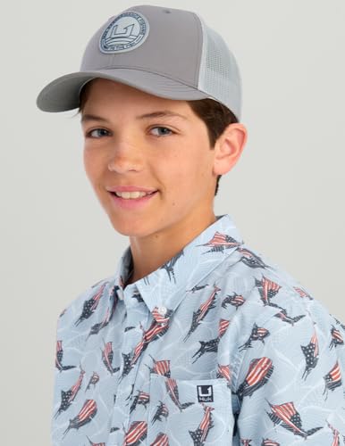 HUK Kids Kona Short Sleeve Fishing Button Down Shirt for Kids3