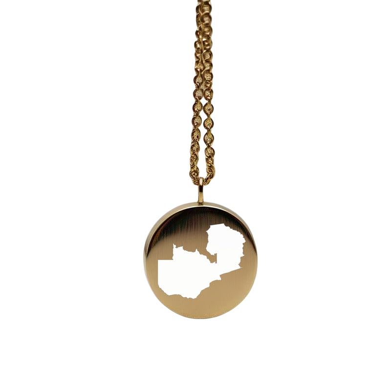 Pendentif carte du Yémen en argent sterling plaqué or 14 carats, forme ronde de 24 mm et épaisseur de 1,5 mm, breloque Terre, bijou de voyage délicat | Médaillon gravé Aventure | LKB_MAP_307