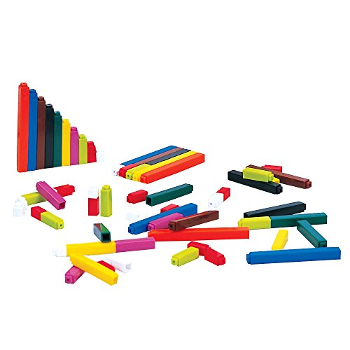 hand2mind Plastic Connecting Cuisenaire Rods 6 Tray Set - Thumbnail 4