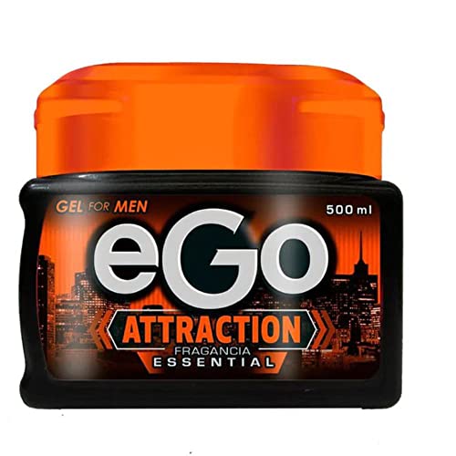 Men's Ego Attraction Hair Gel - 500ml Orange Cap