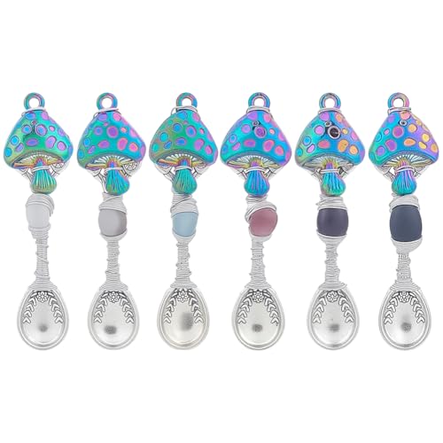 Pendentifs champignons au style naturel pour accessoiriser vos tenues d'automne et festivals