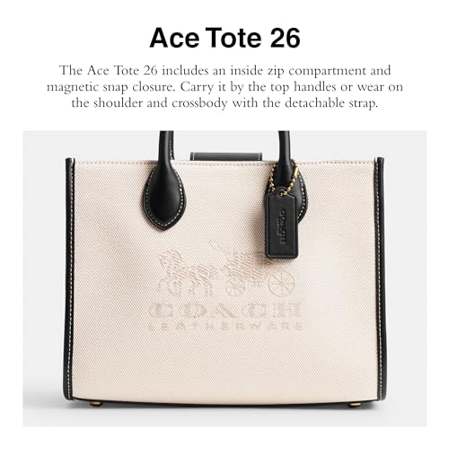 Coach Ace Tote 26, Salt Stone/Black2