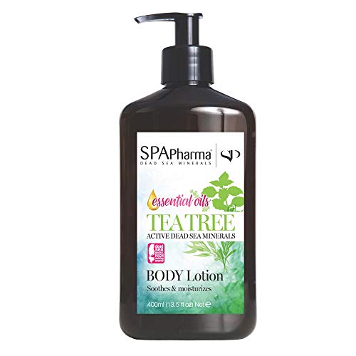 SPApharma Calming Body Lotion enriched with Tea Tree Essential Oil and Dead Sea Minerals 13.5 fl. Oz.