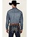 Stetson Men's Denim Snap Western Shirt, Blue, Medium
