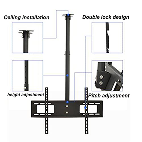 Support plafond pour téléviseur 32-70 pouces inclinable