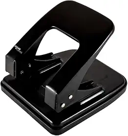 Perfurador de Metal 2 Furos Para 30 Folhas Leonora, Preto