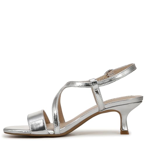 LifeStride Women's Nolita Heeled Sandal, Silver Faux Leather, 5 by LifeStride - Image 9