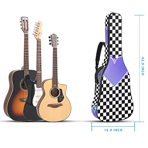 Étui de protection rembourré pour guitare acoustique classique, Multicolore 03., 42.9×16.9×4.7 in, Organiseur de sac - Les Beatles, Paul McCartney, John Lennon, RIngo Starr, George Harrison Étui de protection rembourré pour guitare acoustique classique, Multicolore 03., 42.9x16.9x4.7 in, Organiseur de sac – Image 6