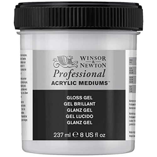 Winsor & Newton - Gel acrílico brillante medio, 237 ml