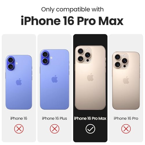 Image of FireNova Designed for iPhone 16 Pro Max Case, Silicone Upgraded [Camera Protection] Phone Case, Soft Anti-Scratch Microfiber Lining Inside, 2024, Clove Purple