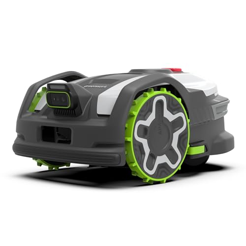 Image of Greenworks C30Z Wire-Free Robotic Lawn Mower, up to 3 /4 Acre, RTKVision Navigation, 24-Degree Slope Climbing, Smart Obstacle Avoidance, App Control with Electric Height Adjustment