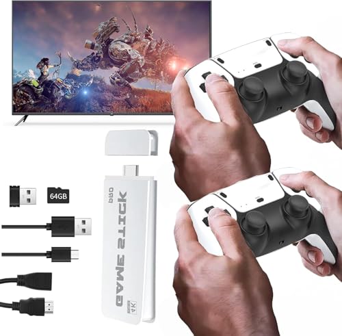 Image of HDMI 4K Wireless TV Game Console Stick 4K，Retro Game Stick with Built-in 9+ Emulators, 20,000+ Games, 4k Hdmi Output & 2.4GHz Wireless Controller, Retro... (Star Wars Edition)