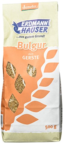 Erdmann Hauser Bio Gerste-Bulgur, 3er Pack (3 x 500 g)