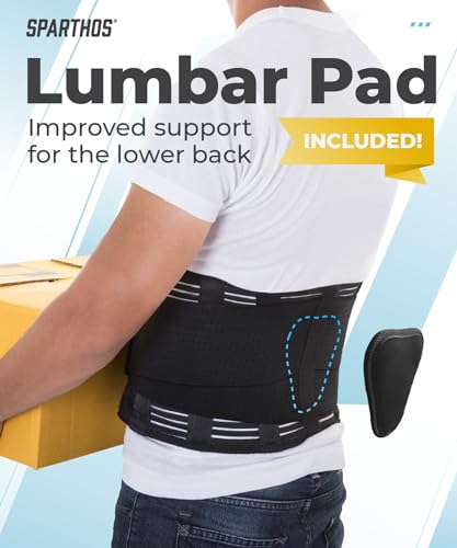 image for Sparthos Back Brace for Lower Back Pain - Immediate Relief from Sciati