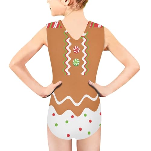 Image of INSTANTARTS Gymnastics Leotards Girl Dinosaur Dancewear Activewear Quick Dry