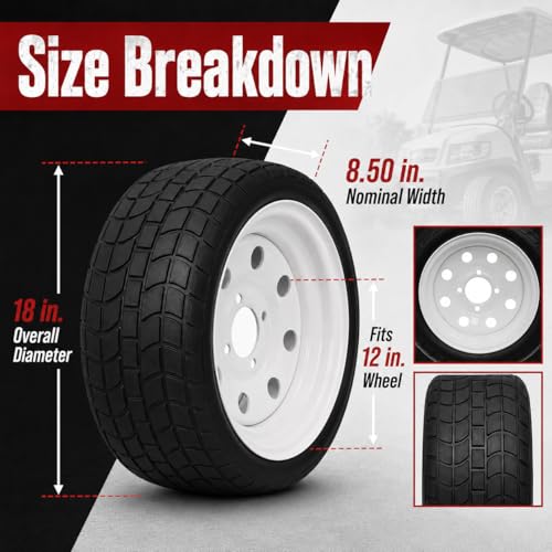 Antego Tire & Wheel A1270367011PU091885012 Golf Cart Tire