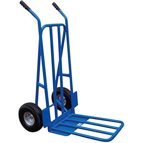 Charles Bentley 270kg Heavy Duty Folding Trolley/Sack Truck with Pneumatic Tyre Cover