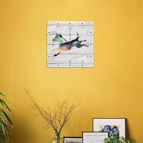 Reloj de Pared Cuadrado de 12 pulgadas en PVC miniatura 5