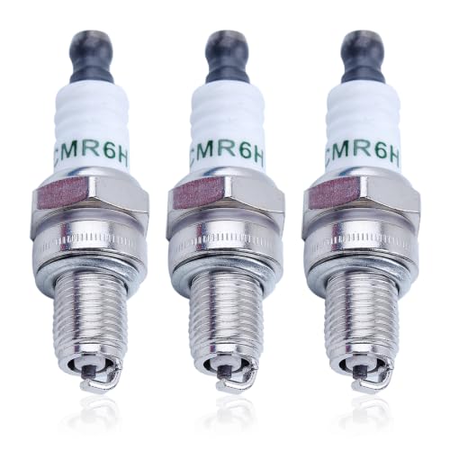 HAISHINE Bougie d'Allumage pour NGK, 3365 CMR6H Bougie d'Allumage pour Stihl/Bosch/Honda/Autolite/Brisk/Husqvarna/Echo pour Champion RZ7C RZ7CT10 965 Remplacement NGK stk 3365 (3pcs)