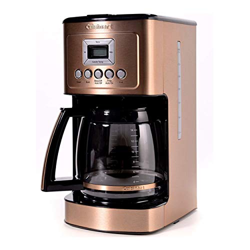 Image of Cuisinart DCC-3200CS Perfectemp Coffee Maker, 14 Cup Progammable with Glass Carafe, Copper Steel