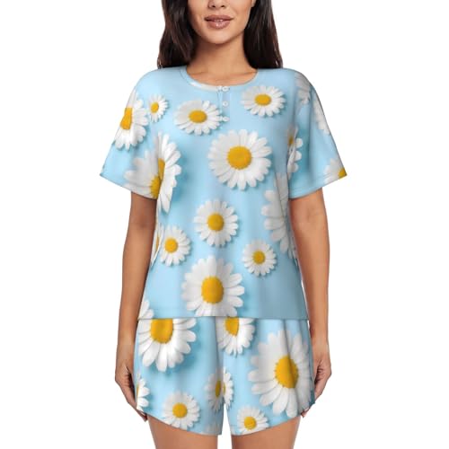 Pyjama 2 pièces manches courtes femmes pour des soirées cocooning douces