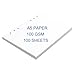 Papier A5, Recharges A5 Papier pointillée Page 100gsm Dotted Paper Feuilles mobiles pour 6 trous Rechargeable Cahier de Note A5 Notebook Agenda Journal, 100 feuilles de papier / 200 pages