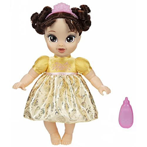 Disney Princess Belle Baby Doll with Baby Bottle & Tiara
