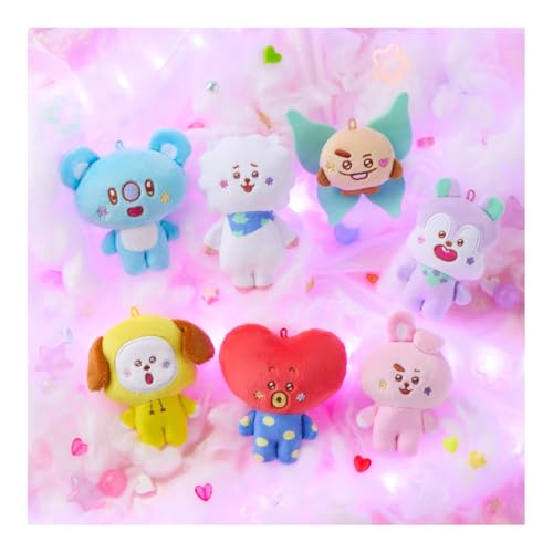 バンダイ(BANDAI) BT21 Fuwa Fuwa Mascot★４ チューインガム 食玩 【BOX販売/10個セット】