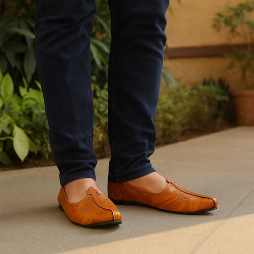 Image of DFR Men Ethnic Jutis Casual Loafers Shoe Juti