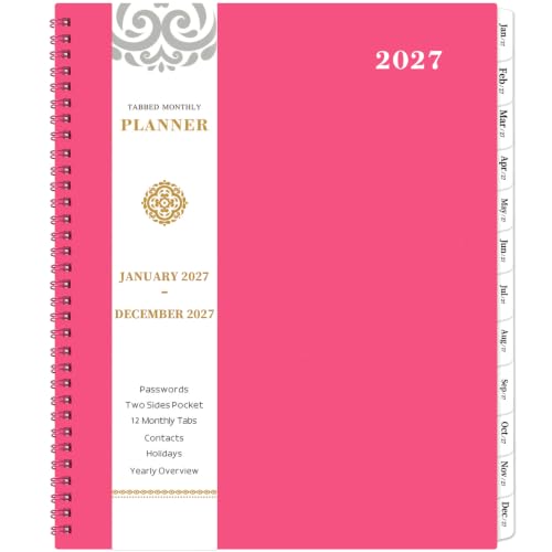 Image of 2027 Monthly Planner - 2027 Planner, Jan. 2027 - Dec. 2027, 8.5 inch x 11 inch