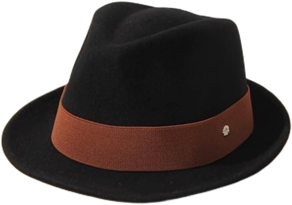 Short Brim Autumn and Winter Jazz Hat Retro Cowboy Hat Party Costume