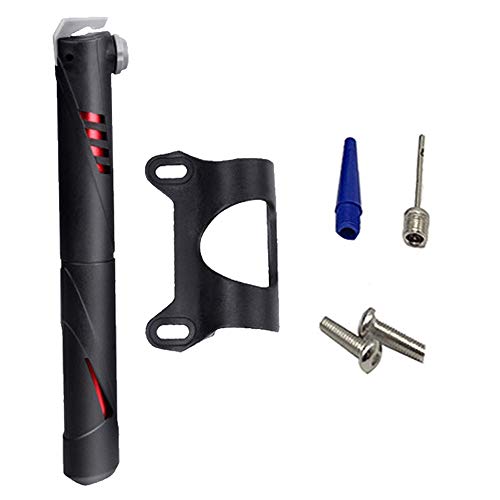Joofang Tragbare Mini Fahrradpumpe Motorrad Ball 120PSI Hochdruck Luftpumpe Handpumpe Rahmenpumpe Standpumpe passend für FV AV ventile Presta Schrader einfache Montage